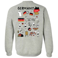 Germany National Team Vive La Fete Women's Impressions Artwork Pullover Sweatshirt - Gray sale
