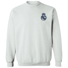 Real Madrid Vive La Fete Women's Impressions Artwork Pullover Sweatshirt - White on sale