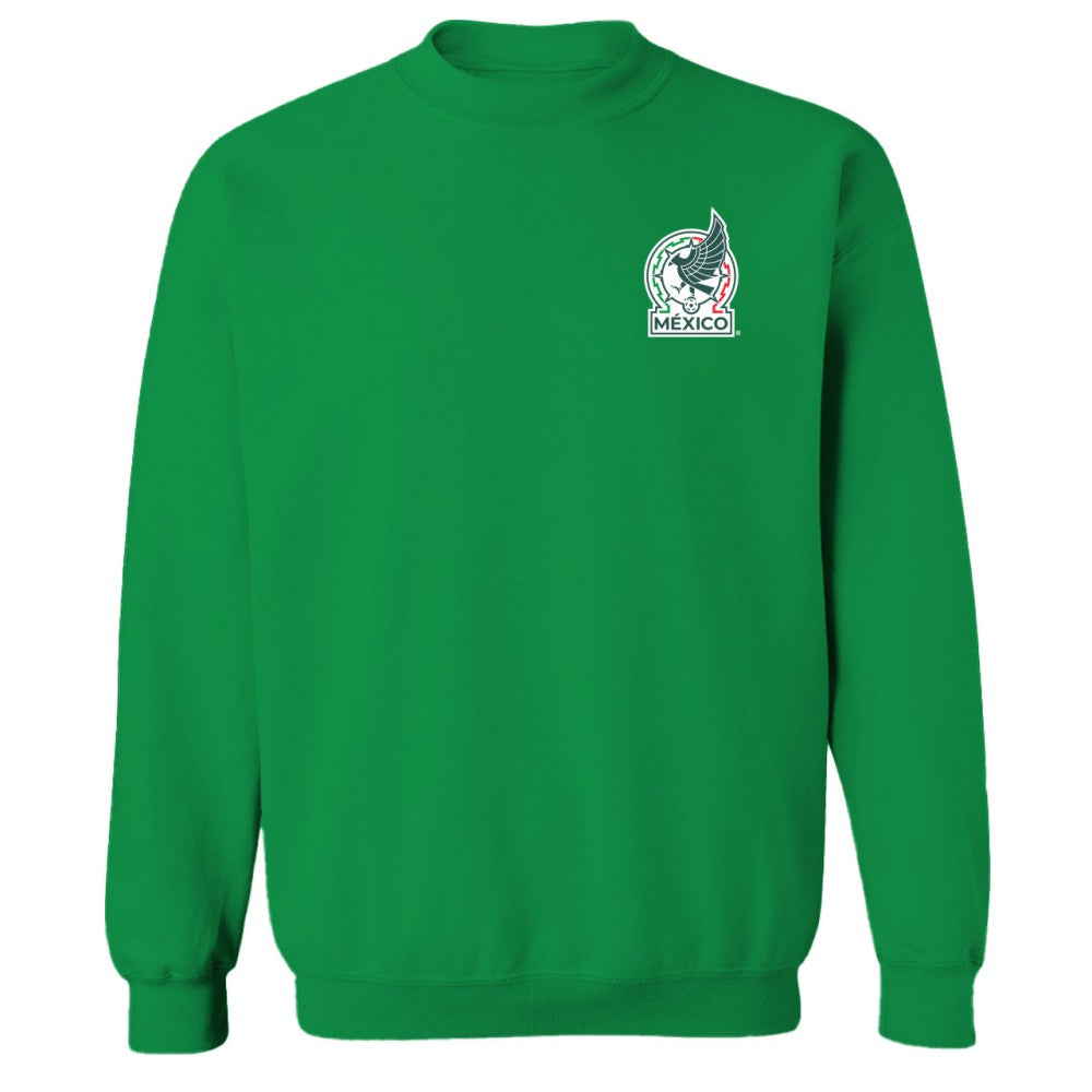 Mexico National Team Vive La Fete Women's Impressions Artwork Pullover Sweatshirt - Green sale