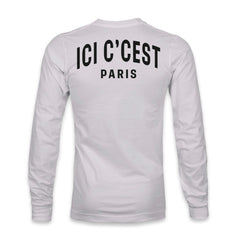 Paris Saint-Germain 1863FC Back Team Arch Long Sleeve T-Shirt - Gray outlet