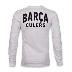 Barcelona 1863FC Back Team Arch Long Sleeve T-Shirt - Gray on sale