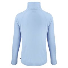 Philadelphia Phillies Cutter & Buck Women's Coastline Epic Comfort Eco Recycled Funnel Neck Pullover Top - Powder Blue