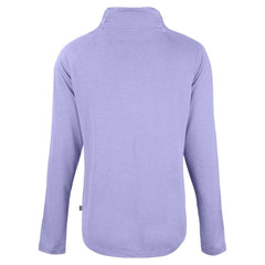 Minnesota Twins Cutter & Buck Women's Coastline Epic Comfort Eco Recycled Funnel Neck Pullover Top - Lavender