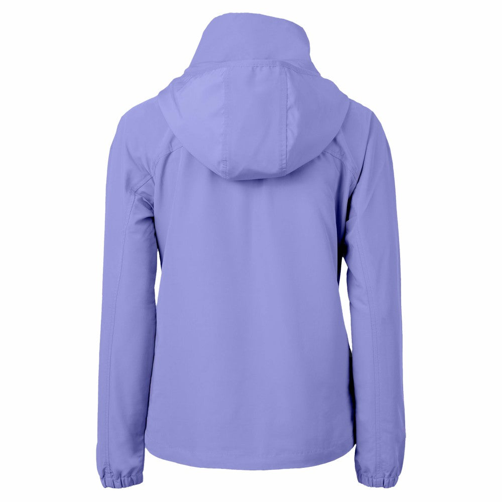 New York Mets Cutter & Buck Women's Charter Eco Recycled Full-Zip Jacket - Lavender