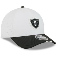 Las Vegas Raiders New Era Youth 2025 NFL Training Camp A-Frame 9FORTY Adjustable Hat - White/Black online