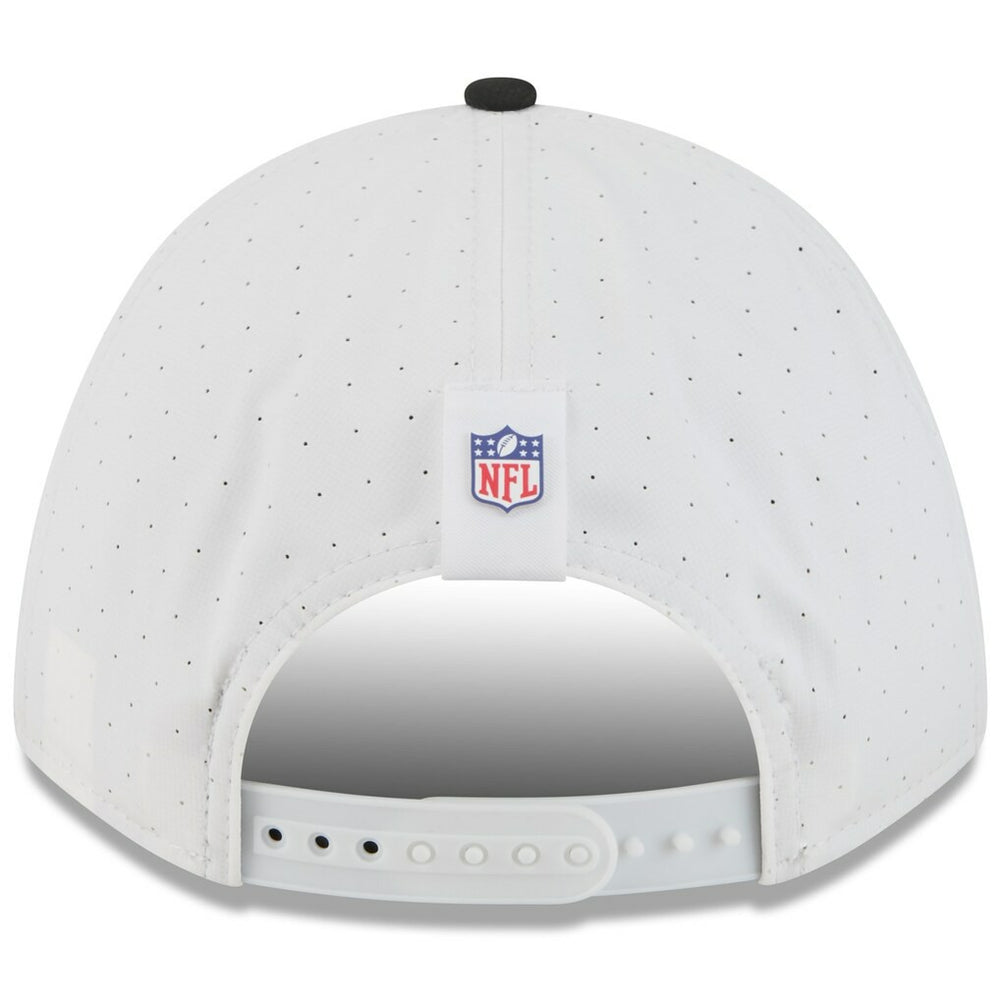 Las Vegas Raiders New Era Youth 2025 NFL Training Camp A-Frame 9FORTY Adjustable Hat - White/Black online