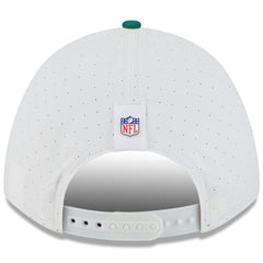 New York Jets New Era Youth 2025 NFL Training Camp A-Frame 9FORTY Adjustable Hat - White/Green discount
