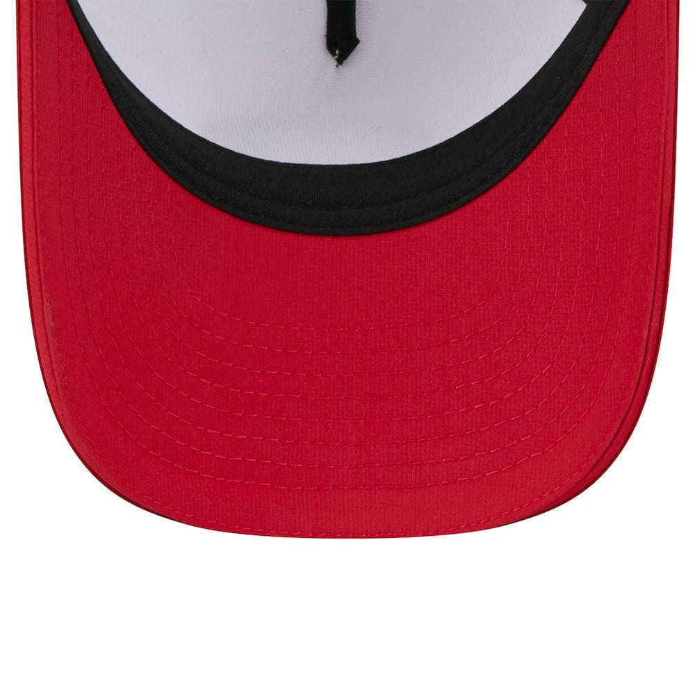 San Francisco 49ers New Era Youth 2025 NFL Training Camp A-Frame 9FORTY Adjustable Hat - White/Scarlet outlet