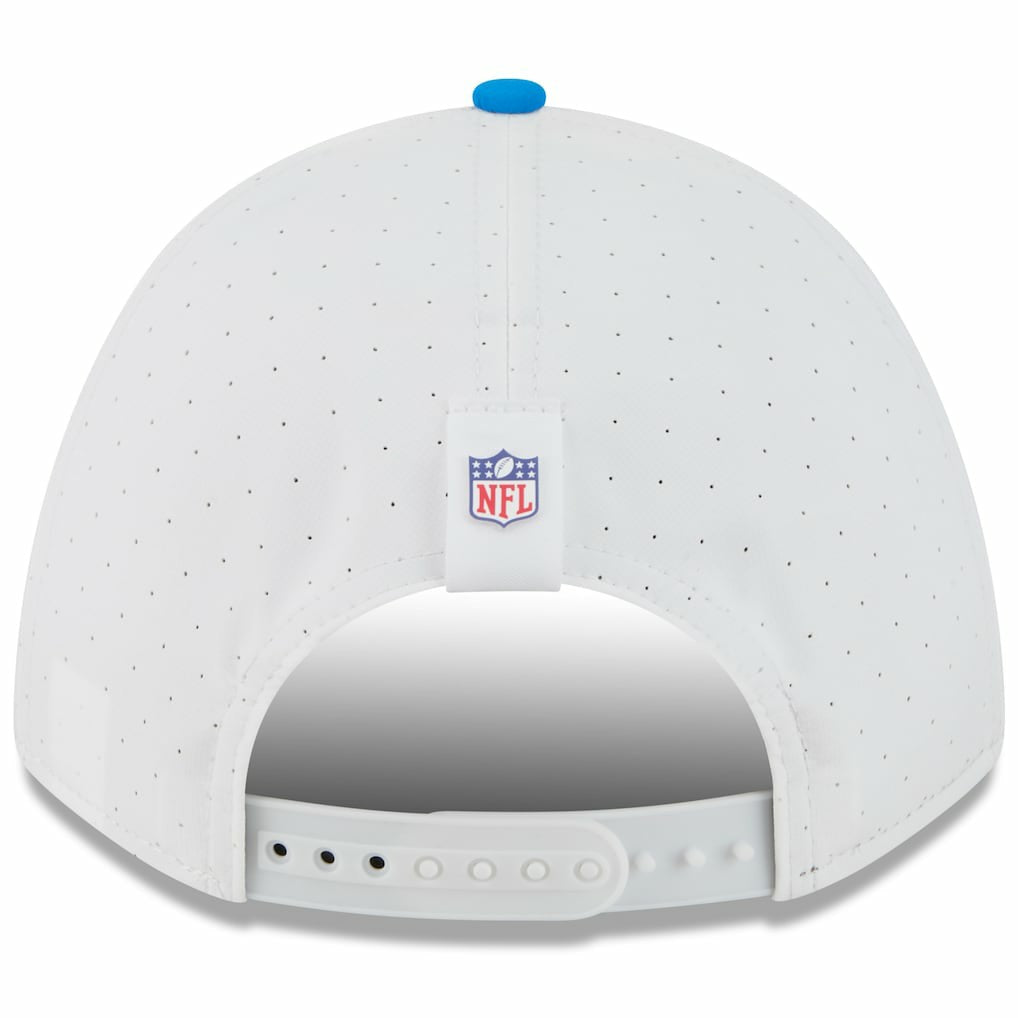 Detroit Lions New Era Youth 2025 NFL Training Camp A-Frame 9FORTY Adjustable Hat - White/Blue cheap