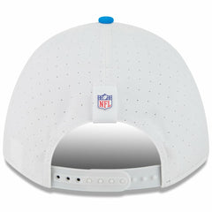 Detroit Lions New Era Youth 2025 NFL Training Camp A-Frame 9FORTY Adjustable Hat - White/Blue cheap