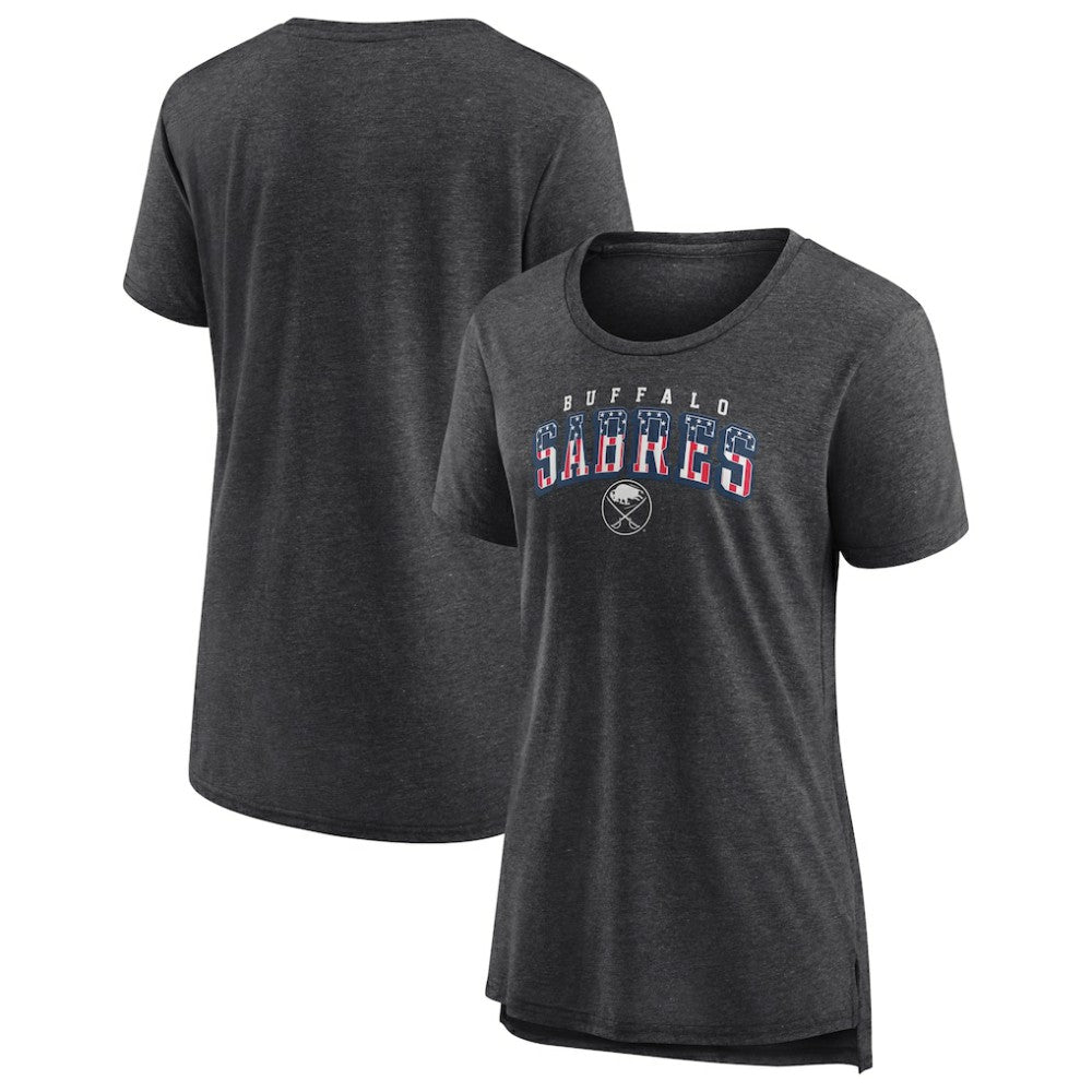 Buffalo Sabres Women's Proud Tri-Blend T-Shirt Gray