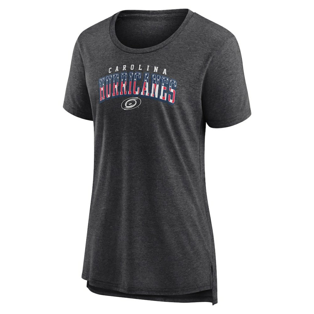 Carolina Hurricanes Women's Proud Tri-Blend T-Shirt Gray