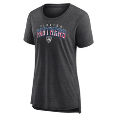 Florida Panthers Women's Proud Tri-Blend T-Shirt Gray