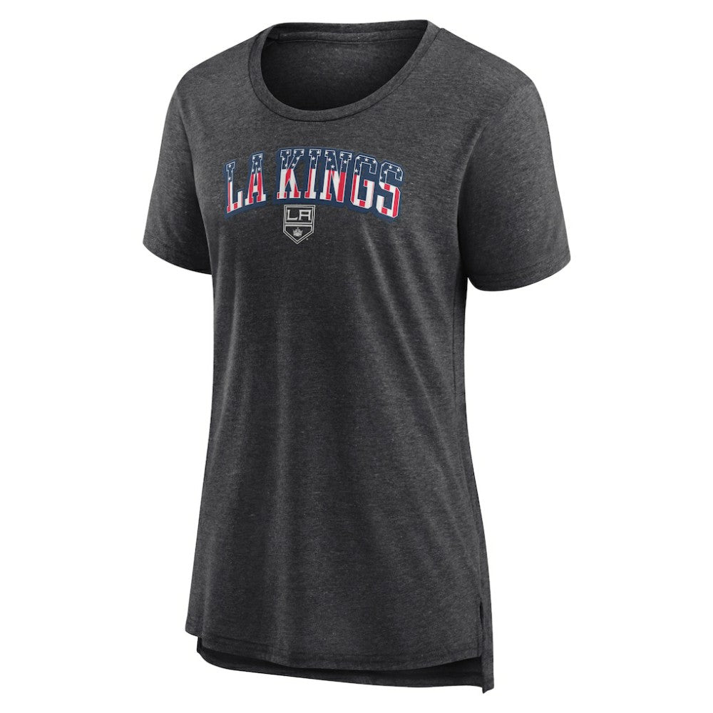Los Angeles Kings Women's Proud Tri-Blend T-Shirt Gray