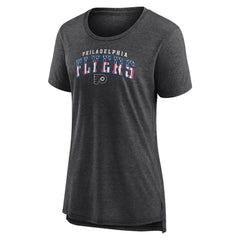Philadelphia Flyers Women's Proud Tri-Blend T-Shirt Gray