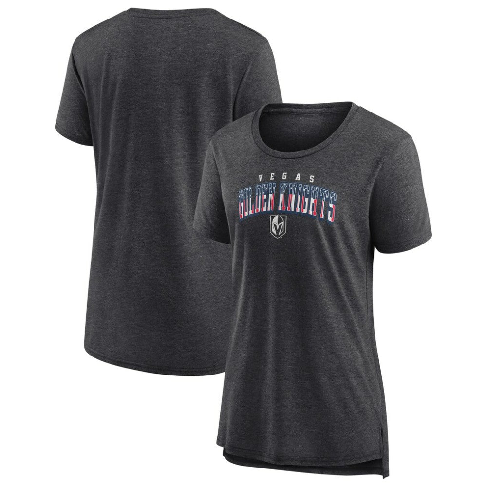Vegas Golden Knights Women's Proud Tri-Blend T-Shirt Gray