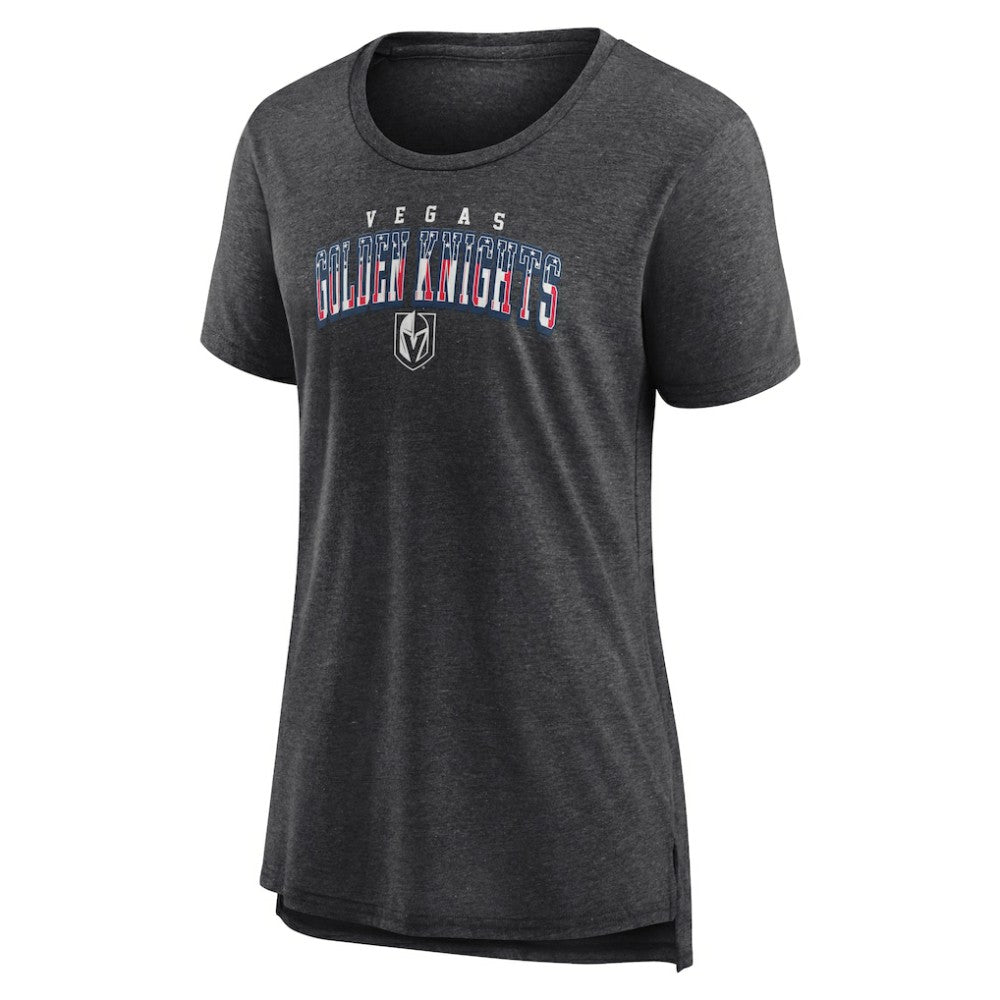 Vegas Golden Knights Women's Proud Tri-Blend T-Shirt Gray