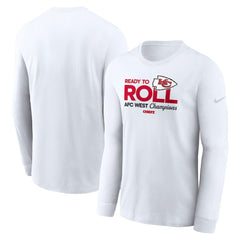 Kansas City Chiefs 2024 AFC West Division Champions Locker Room Trophy Collection Long Sleeve T-Shirt - White | Nike discount