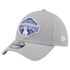 Los Angeles Dodgers 2024 World Series Champions 39THIRTY Flex Hat - Gray | New Era