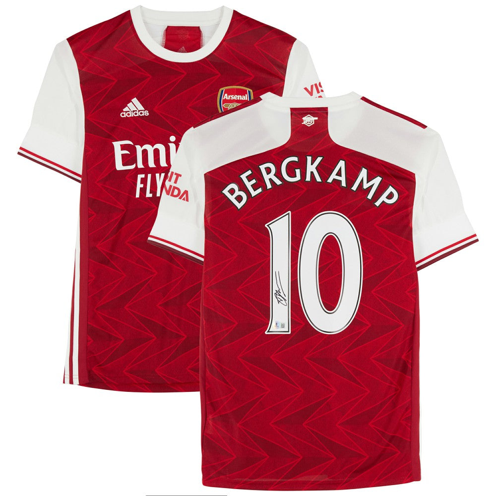 Dennis Bergkamp Arsenal Autographed 2020-21 Red Home Jersey - BAS | Fanatics discount