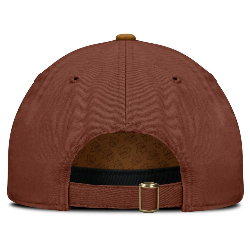 Boston Bruins Fanatics Fall Leaves Timber Adjustable Hat Brown