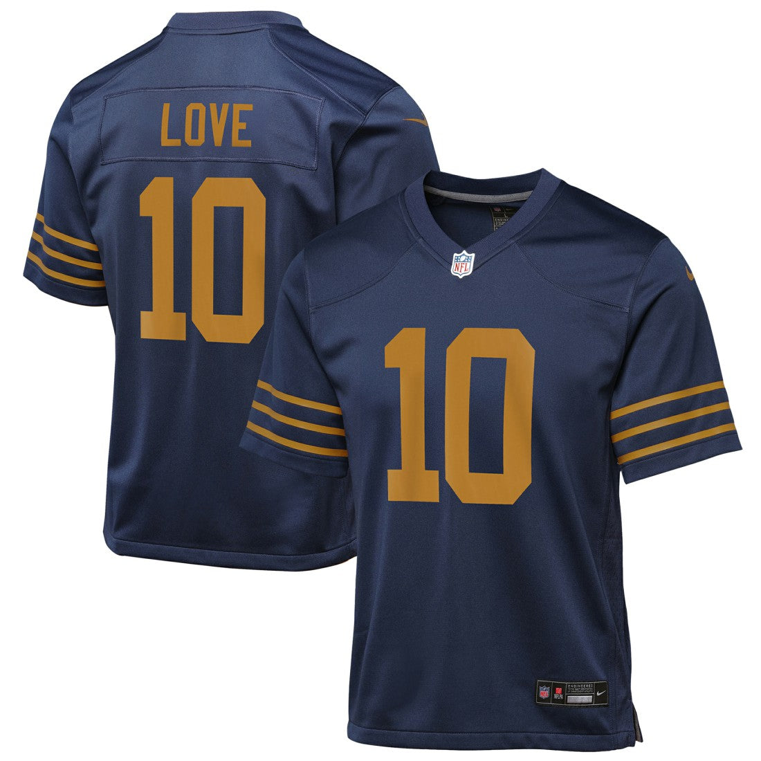 Jordan Love Green Bay Packers Youth The 1923 Classic Game Jersey - Navy | Nike on sale