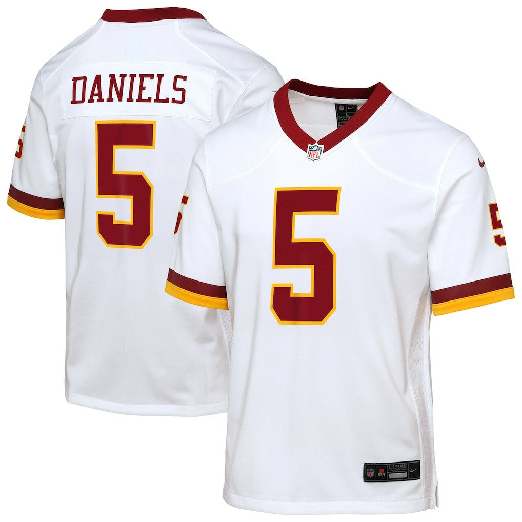 Jayden Daniels Washington Commanders Youth Game Super Bowl Era Jersey - White | Nike online