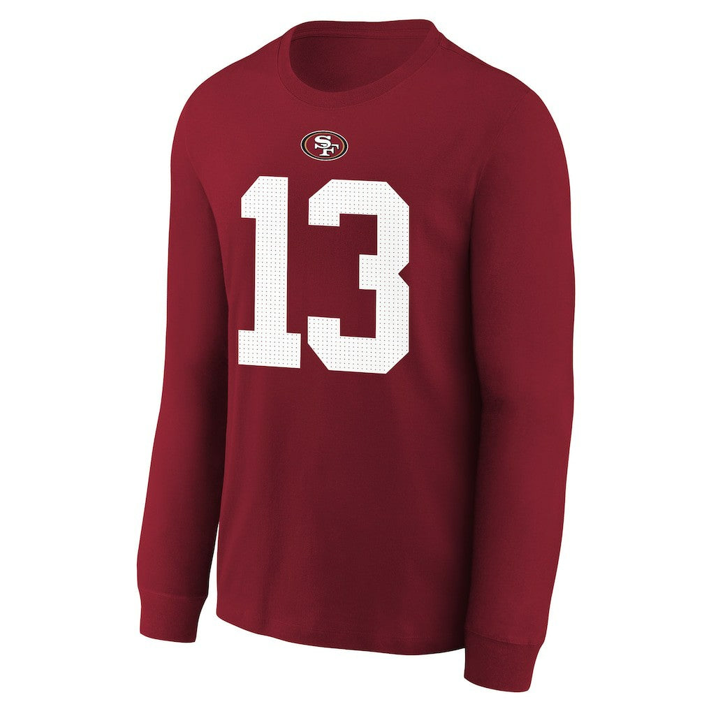 Brock Purdy San Francisco 49ers Youth Player Name & Number Long Sleeve T-Shirt - Scarlet | Nike online
