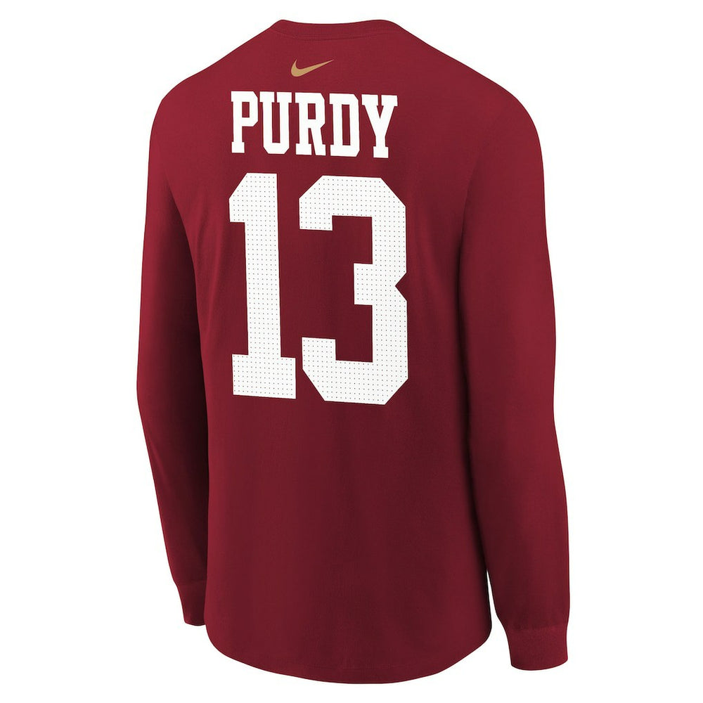 Brock Purdy San Francisco 49ers Youth Player Name & Number Long Sleeve T-Shirt - Scarlet | Nike online