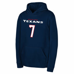 C.J. Stroud Houston Texans Outerstuff Mainliner Player Name & Number Hoodie - Navy for sale