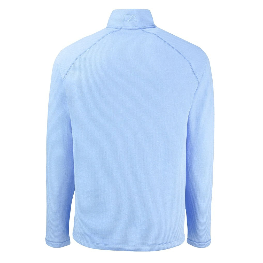Jacksonville Jaguars Cutter & Buck Peshastin Eco Fleece Recycled Raglan Quarter-Zip Top - Powder Blue outlet