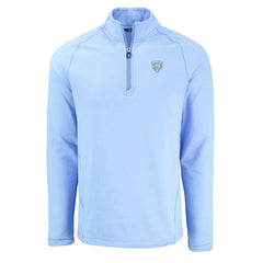 Chicago Bears Cutter & Buck Peshastin Eco Fleece Recycled Raglan Quarter-Zip Top - Powder Blue for sale