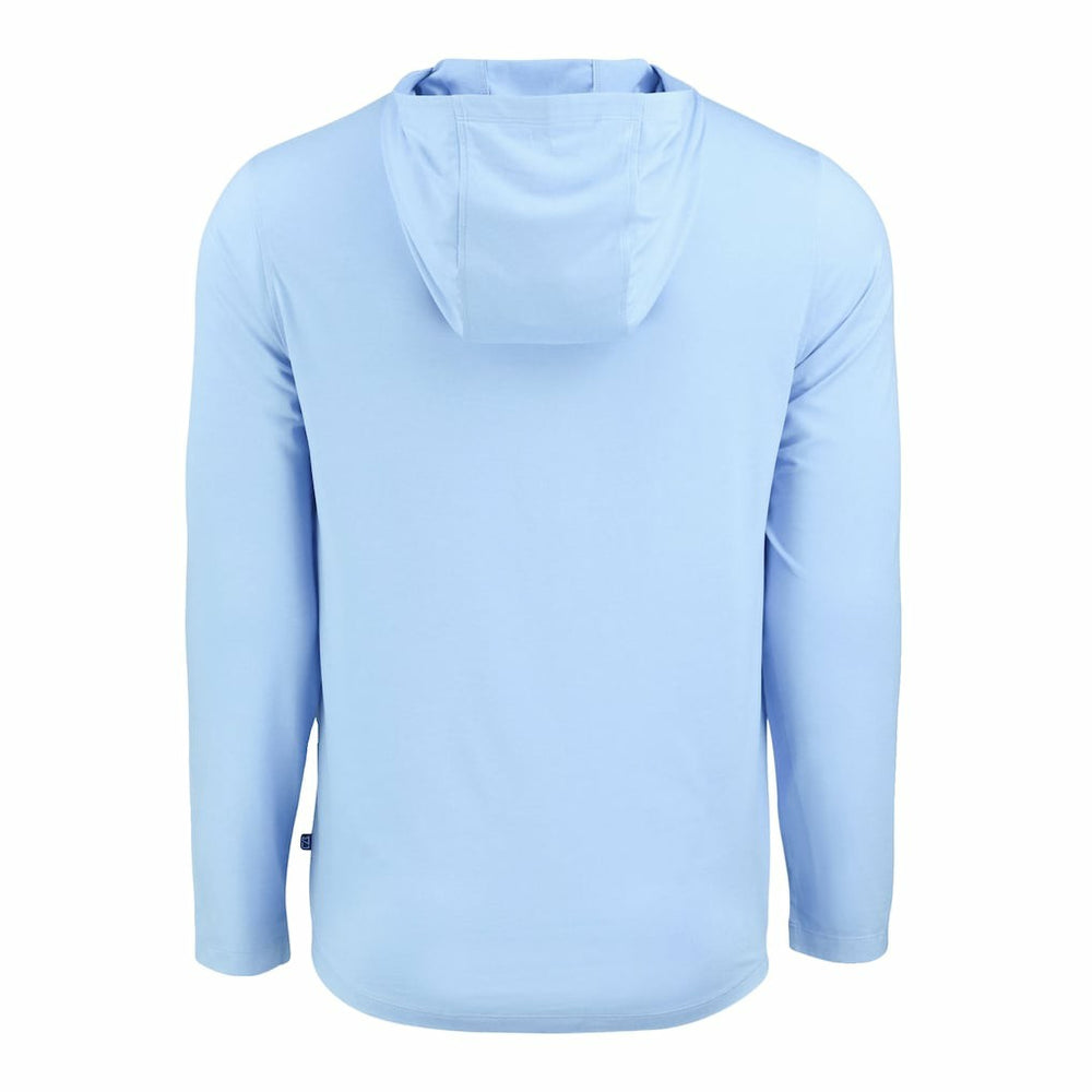 Cleveland Browns Men's Cutter & Buck Coastline Epic Comfort Eco Recycled Hooded Shirt - Powder Blue online