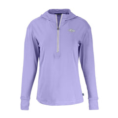 Baltimore Ravens Cutter & Buck Women's Daybreak Eco Recycled Half-Zip Hoodie - Purple cheap
