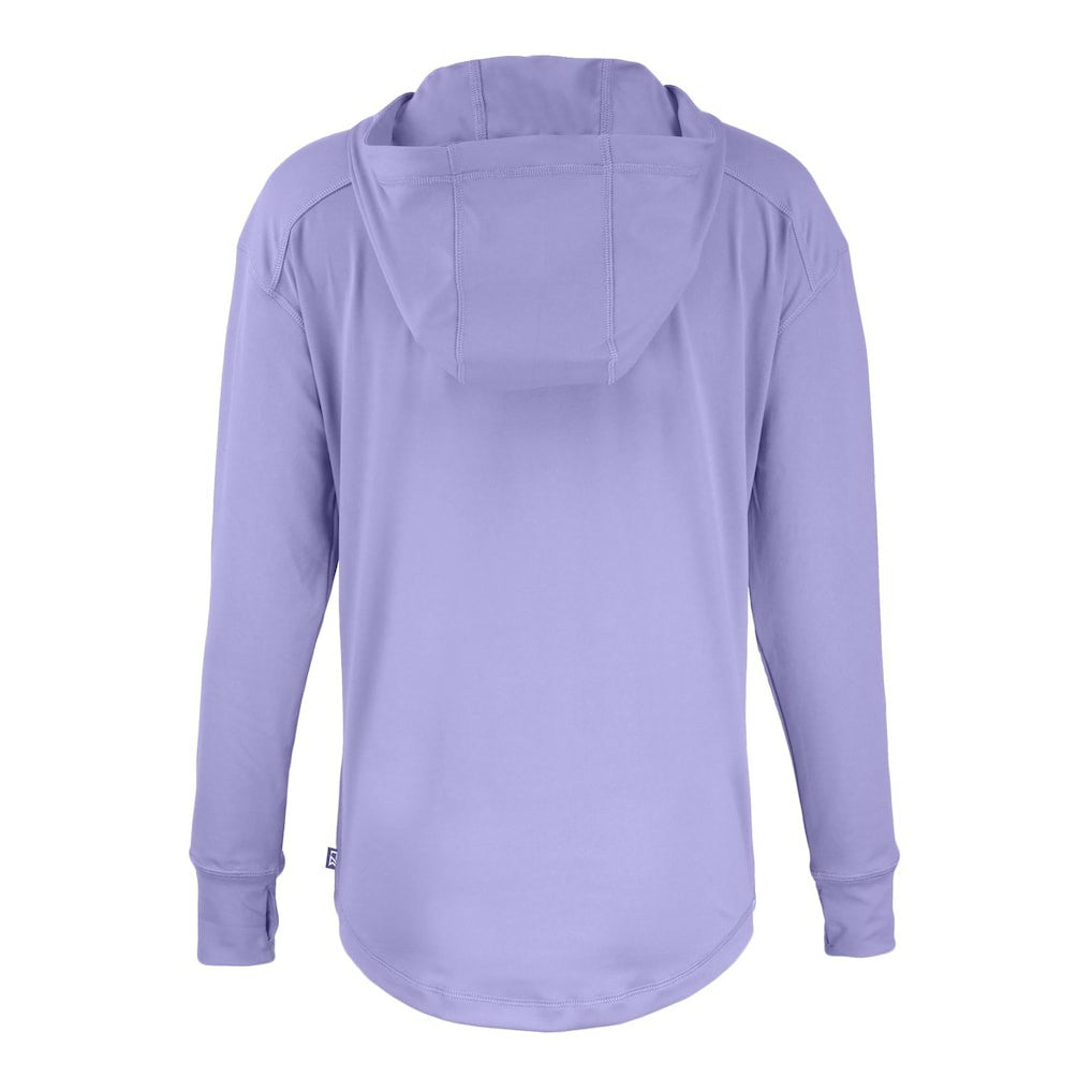 Baltimore Ravens Cutter & Buck Women's Daybreak Eco Recycled Half-Zip Hoodie - Purple cheap