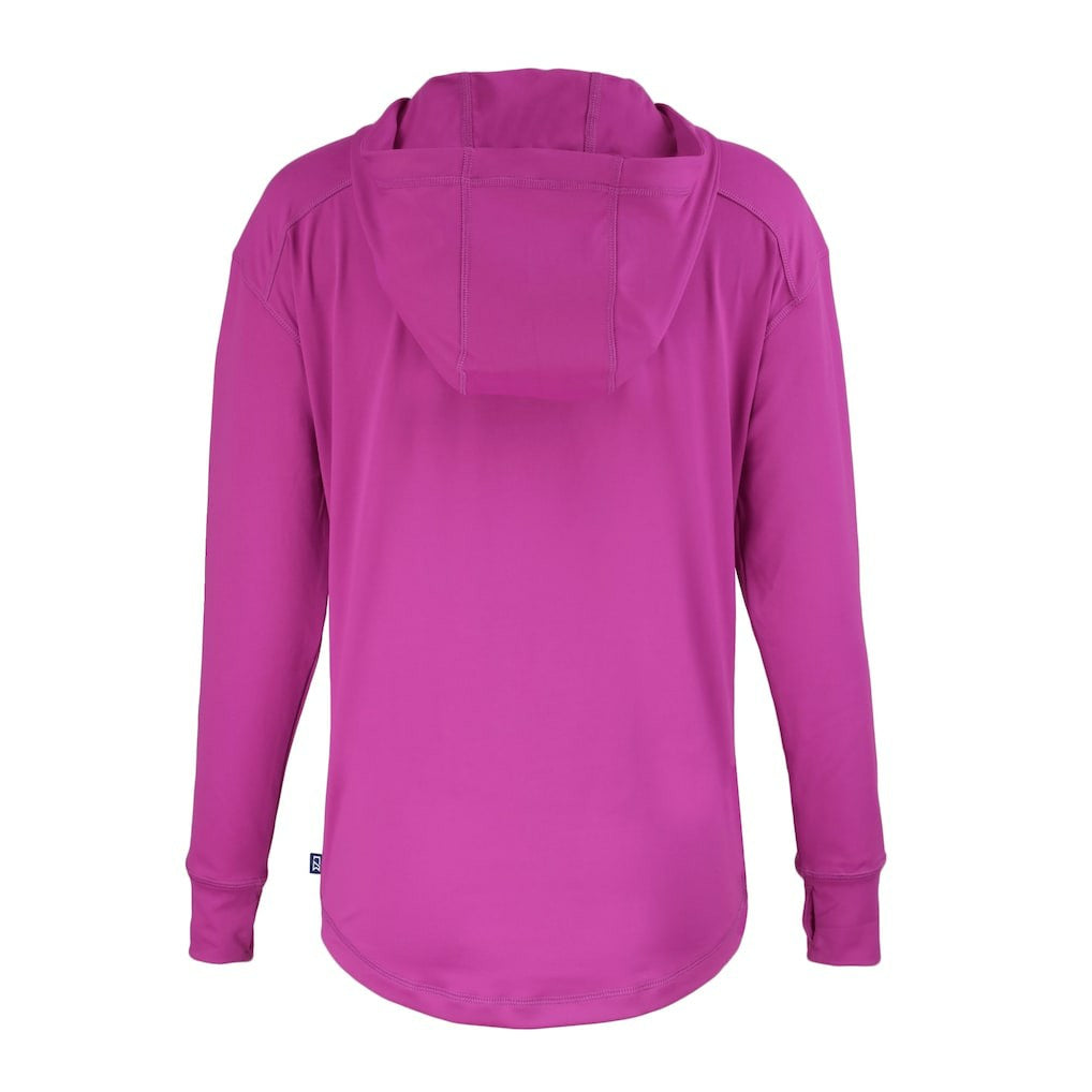 Baltimore Ravens Cutter & Buck Women's Daybreak Eco Recycled Half-Zip Hoodie - Pink discount