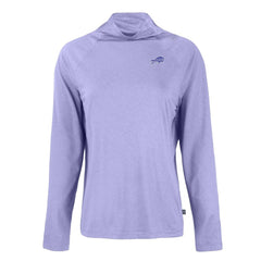 Buffalo Bills Cutter & Buck Women's Coastline Epic Comfort Eco Recycled Funnel Neck Pullover Top - Lavender discount