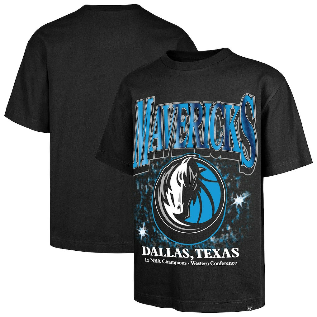 Dallas Mavericks '47 Past Champs Collection Flashbulb Foundation T-Shirt sale - Black | 47 brand cheap