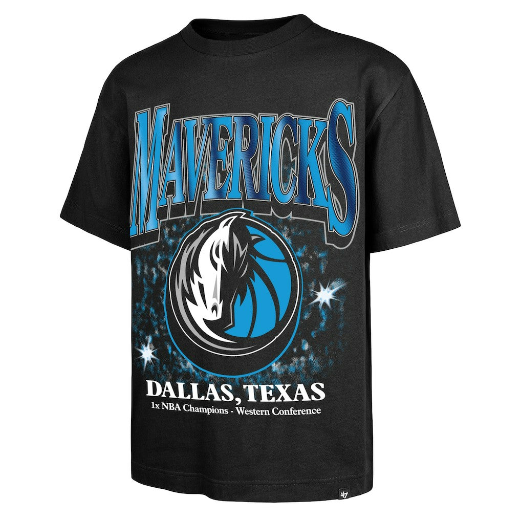 Dallas Mavericks '47 Past Champs Collection Flashbulb Foundation T-Shirt sale - Black | 47 brand cheap