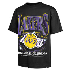 Los Angeles Lakers '47 Past Champs Collection Flashbulb Foundation T-Shirt - Black | 47 brand online