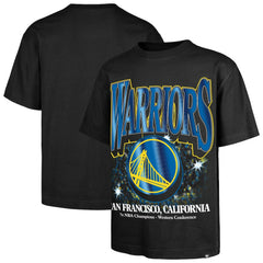 Golden State Warriors '47 Past Champs Collection Flashbulb Foundation T-Shirt sale - Black | 47 brand online