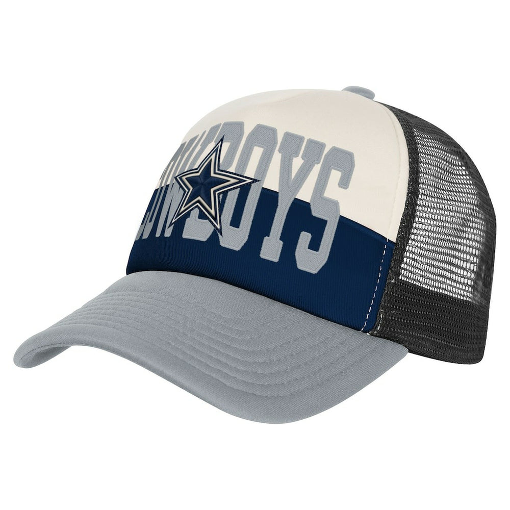 Dallas Cowboys Outerstuff Modern Fan Trucker Adjustable Hat - White/Navy discount