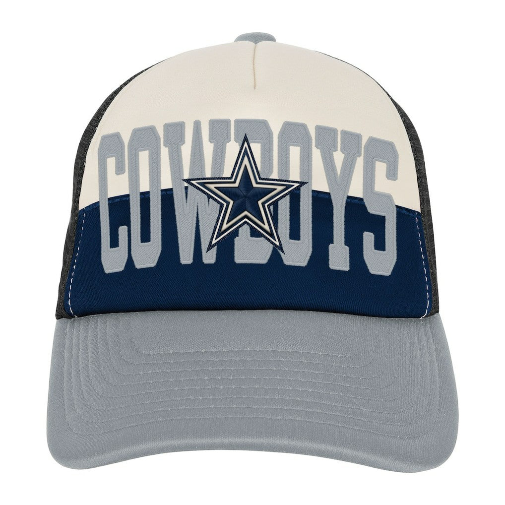 Dallas Cowboys Outerstuff Modern Fan Trucker Adjustable Hat - White/Navy discount
