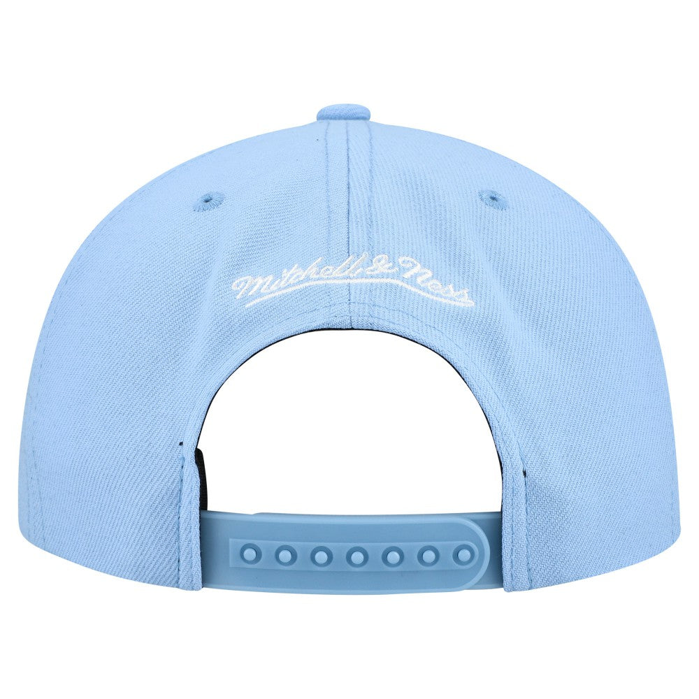 Milwaukee Brewers Cooperstown Collection Basic Flip Snapback Hat - Powder Blue | Mitchell & Ness