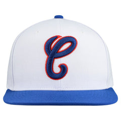 Chicago White Sox Cooperstown Collection Basic Flip Snapback Hat - White | Mitchell & Ness