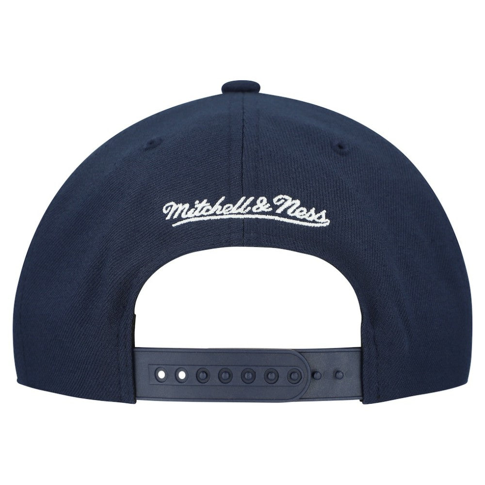 Houston Astros Cooperstown Collection Basic Flip Snapback Hat - Navy | Mitchell & Ness