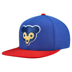 Chicago Cubs Cooperstown Collection Basic Flip Snapback Hat - Royal | Mitchell & Ness