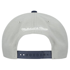 Atlanta Braves Basic Flip Snapback Hat - Gray | Mitchell & Ness