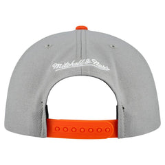 Detroit Tigers Basic Flip Snapback Hat - Gray | Mitchell & Ness