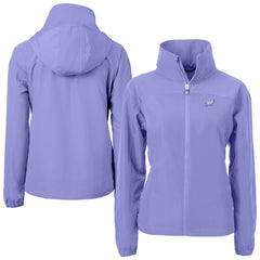 Philadelphia Eagles Cutter & Buck Women's Charter Eco Recycled Full-Zip Jacket - Purple cheap